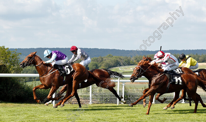 Governor-Of-Punjab-0003 
 GOVERNOR OF PUNJAB (Ryan Moore) beats SWORD BEACH (right) in The Telegraph Nursery
Goodwood 1 Aug 2019 - Pic Steven Cargill / Racingfotos.com