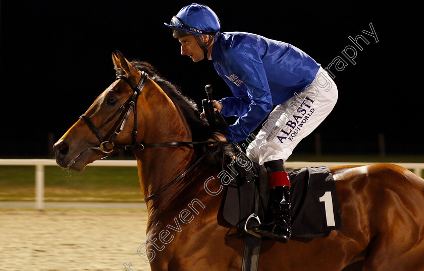 Al-Maysan-0001 
 AL MAYSAN (Adam Kirby) winner of The Book Tickets At chelmsfordcityracecourse.com Novice Stakes Div2
Chelmsford 2 Jan 2020 - Pic Steven Cargill / Racingfotos.com