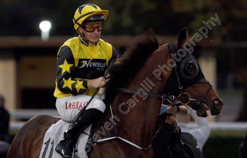 Highland-Spring-0001 
 HIGHLAND SPRING (Tom Marquand)
Kempton 2 Oct 2024 - pic Steven Cargill / Racingfotos.com