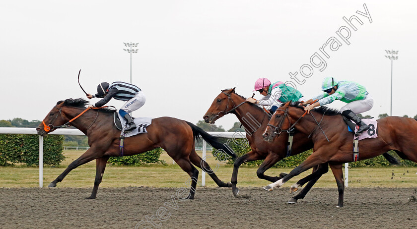 Piloto-Pardo-0002 
 PILOTO PARDO (Sam Hitchcott) beats KHISAH BU THAILA (right) and FIRE DEMON (centre) in The Recticel Insulation / British Stallion Studs EBF Novice Stakes
Kempton 8 Sep 2023 - Pic Steven Cargill / Racingfotos.com