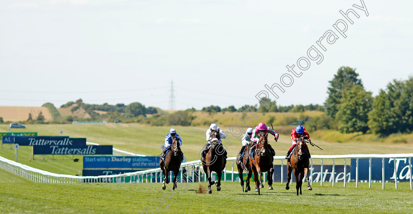 Prosperous-Voyage-0002 
 PROSPEROUS VOYAGE (Rob Hornby) beats INSPIRAL (right) in The Tattersalls Falmouth Stakes
Newmarket 8 Jul 2022 - Pic Steven Cargill / Racingfotos.com