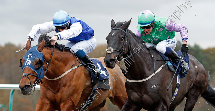 Rafiot-0006 
 RAFIOT (left, Rhys Clutterbuck) beats WINKLEVI (right) in The #Betyourway At Betway Handicap
Lingfield 1 Dec 2021 - Pic Steven Cargill / Racingfotos.com