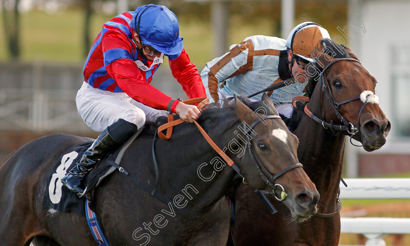 Land-Of-Winter-0007 
 LAND OF WINTER (left, James Doyle) beats CAYIRLI (right) in The Download The tote Placepot App Handicap
Goodwood 11 Oct 2020 - Pic Steven Cargill / Racingfotos.com