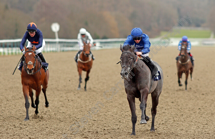 Broderie-0009 
 BRODERIE (Tom Marquand) wins The 32Red Casino Novice Stakes Lingfield 2 Feb 2018 - Pic Steven Cargill / Racingfotos.com