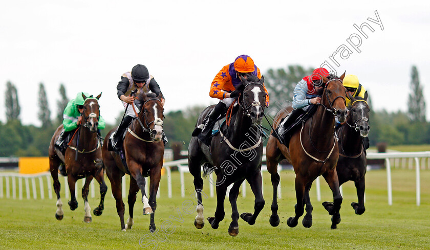 Naval-Commander-0002 
 NAVAL COMMANDER (centre, James Doyle) beats GIN PALACE (right) and DYAMI (left) in The My Oddsboost On Betfair Handicap
Newbury 10 Jun 2021 - Pic Steven Cargill / Racingfotos.com