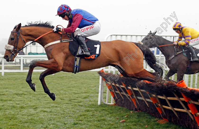 La-Bague-Au-Roi-0001 
 LA BAGUE AU ROI (Noel Fehily) wins The OLBG.com Mares Hurdle Ascot 20 Jan 2018 - Pic Steven Cargill / Racingfotos.com