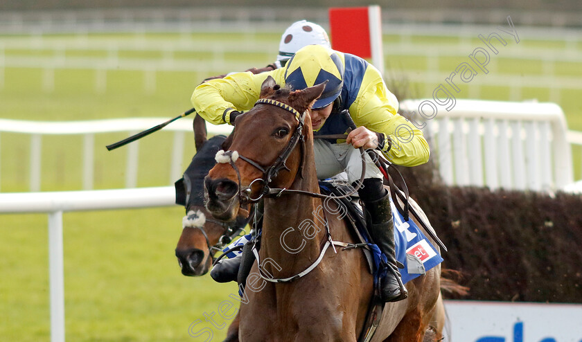 Nine-Graces-0003 
 NINE GRACES (Finley Maguire) wins The Sky Bet Amateur National Handicap Chase
Punchestown 12 Jan 2025 - Pic Steven Cargill / Racingfotos.com