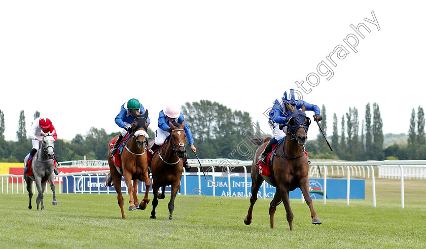 Al-Azeeza-0001 
 AL AZEEZA (Jim Crowley) wins The Emirates Premier Handicap
Newbury 28 Jul 2019 - Pic Steven Cargill / Racingfotos.com