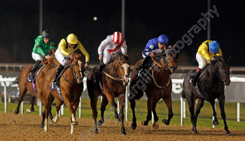 Victory-Heights-0001 
 VICTORY HEIGHTS (2nd left, P J McDonald) beats MIGHTY GURKHA (2nd right) ZAMAANI (left) and YAZAMAN (right) in The Ladbrokes Watch Racing Online For Free Conditions Stakes
Wolverhampton 5 Dec 2020 - Pic Steven Cargill / Racingfotos.com