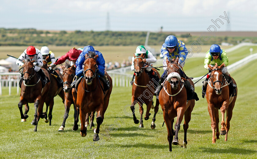 Majestic-Glory-0004 
 MAJESTIC GLORY (right, David Probert) beats WILD BEAUTY (left) in The 100% Racingtv Profits Back To Racing Sweet Solera Stakes
Newmarket 7 Aug 2021 - Pic Steven Cargill / Racingfotos.com