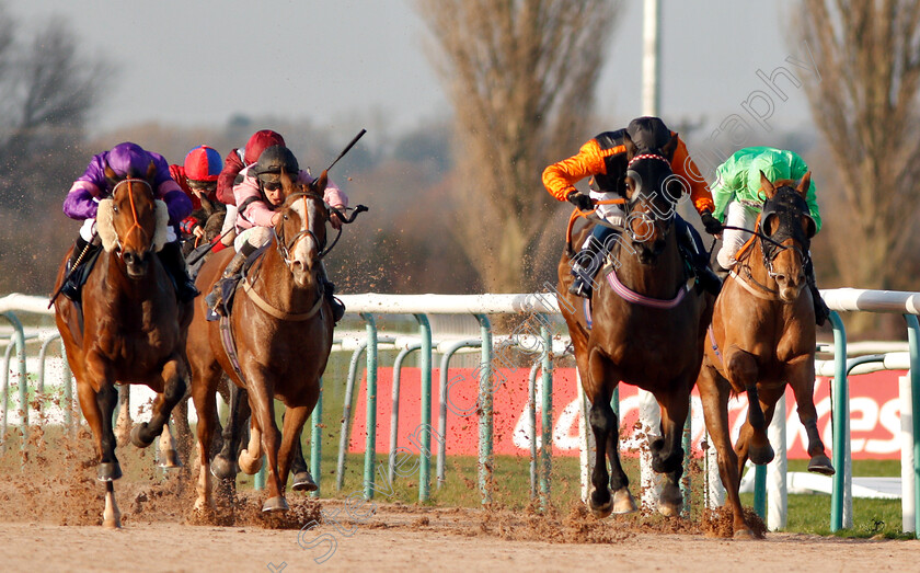 The-Right-Choice-0001 
 THE RIGHT CHOICE (right, Sebastian Woods) beats POINT ZERO (2nd right) in The Betway Classified Claiming Stakes
Southwell 11 Dec 2018 - Pic Steven Cargill / Racingfotos.com